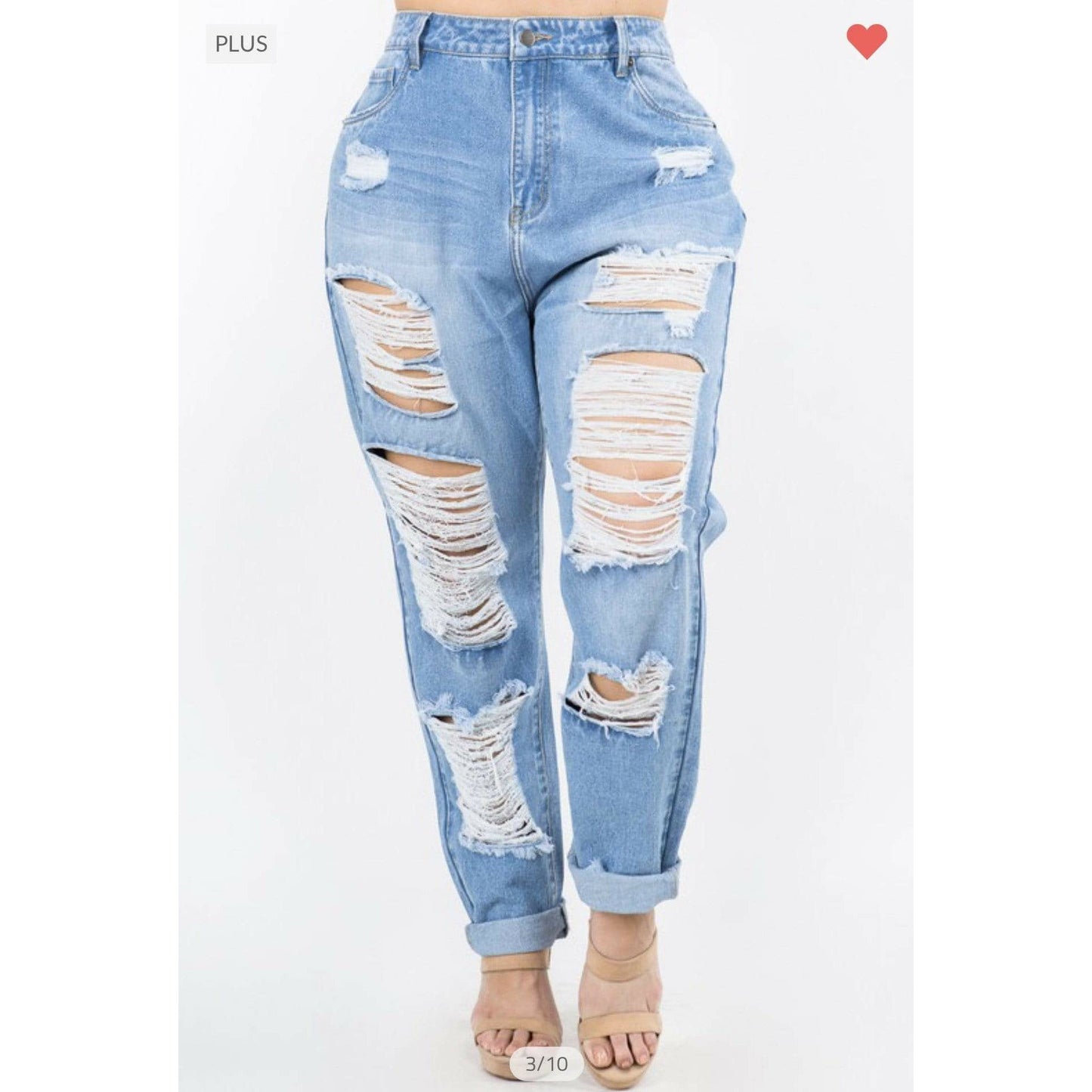Shanta' Hair Beauty Fashion LLC Jeans Dangerous In Distressed Jeans